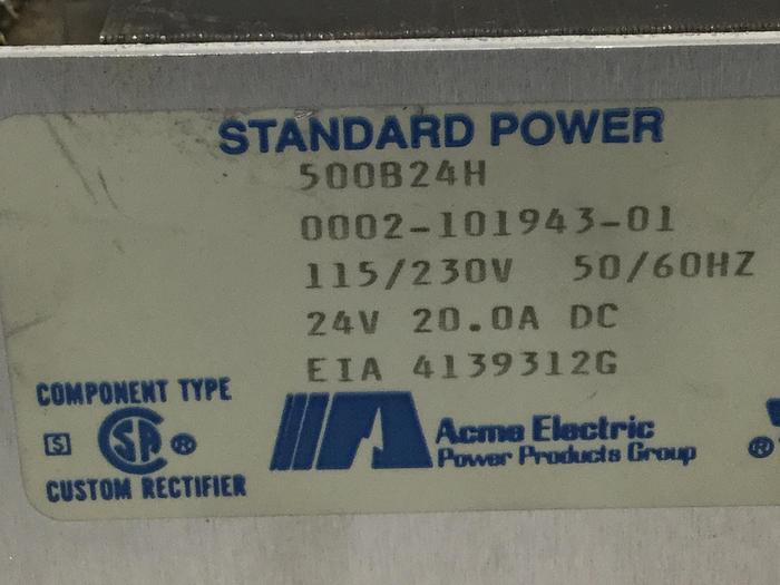 Used ACME ELECTRIC Power Supply 500B24H Used