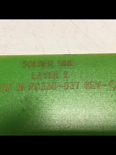 Used VAN DORN DC Input Board 330037 PC330-037 Used