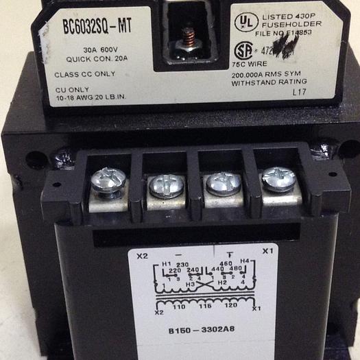 Used CUTLER HAMMER 0.15 kVA Transformer C0150E2AXXFB #80456