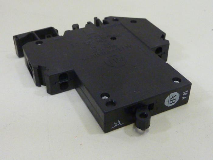 Used ALLEN BRADLEY 10 Amp Circuit Breaker 1492-GS1G100 SER A #64321