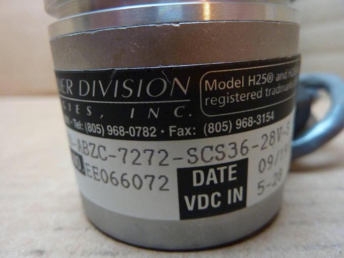 BEI INDUSTRIAL ENCODER Industrial Encoder H20EB-25-F28-SS-500-ABZC-7272-SCS36-28V-S #25026