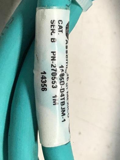 Used ALLEN BRADLEY Ethernet Cable 1585D-D4TBJM-1 #125470