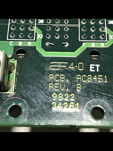 Used APSCO Van Dorn Rack Circuit Board AC8450 USED