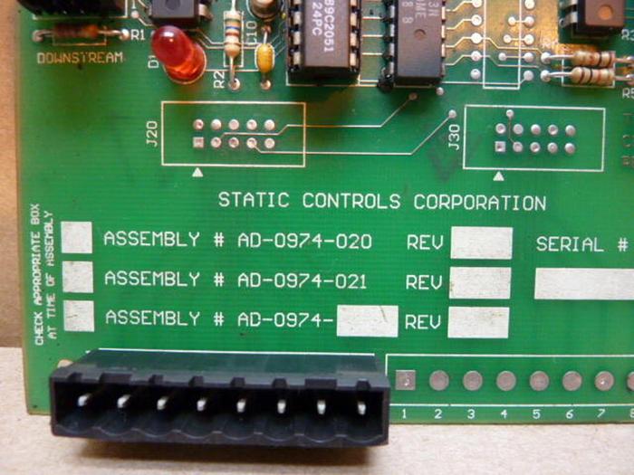 Used STATIC CONTROL SYSTEMS Circuit Board CB-0974-301 #29129