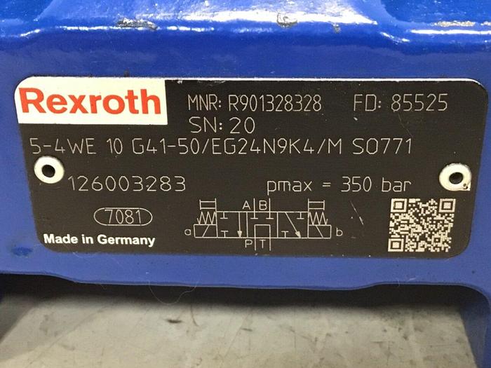 Used REXROTH Valve 54WE10G4150/EG24N9K4/M S0771 #137279
