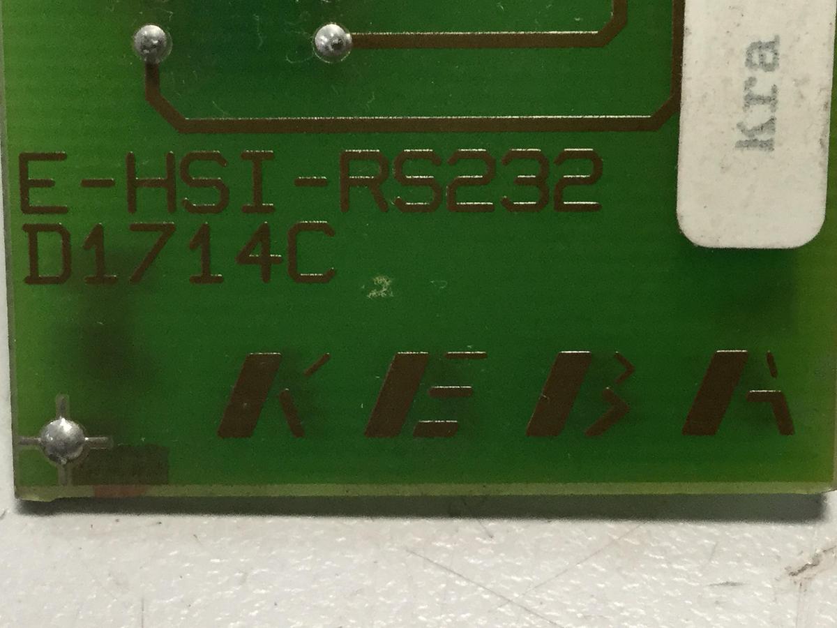 Used KEBA Circuit Board E-HSI-RS232 D1714C USED