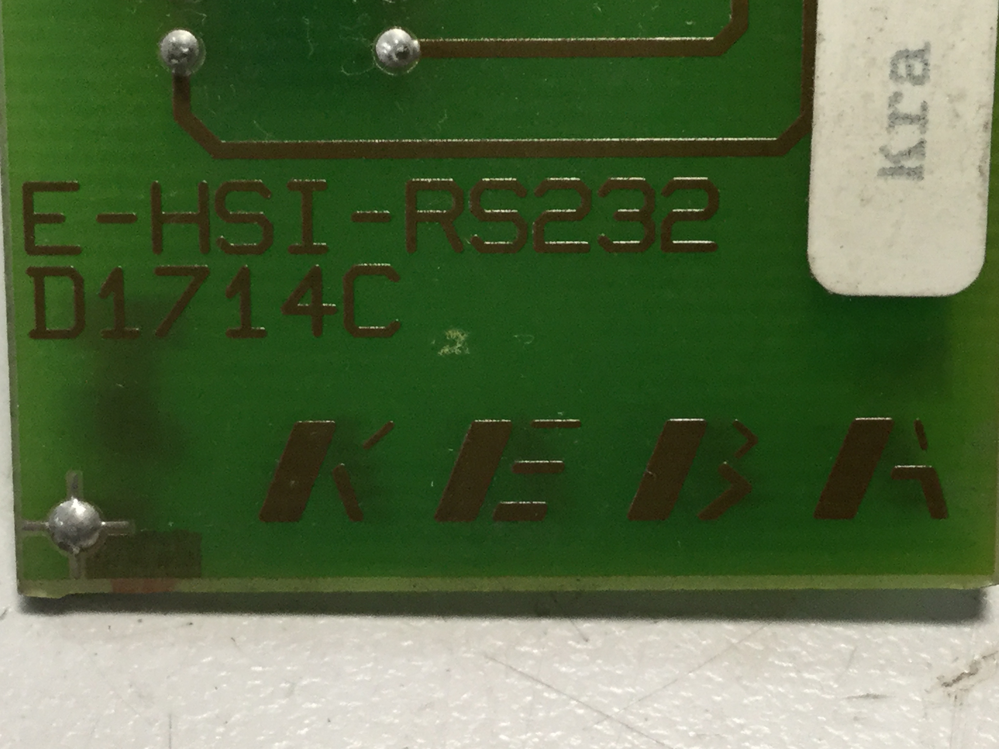 Used KEBA Circuit Board E-HSI-RS232 D1714C USED