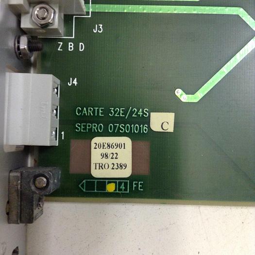 Used SEPRO ROBOTIQUE 07S01016 Circuit Board 20E86901 USED