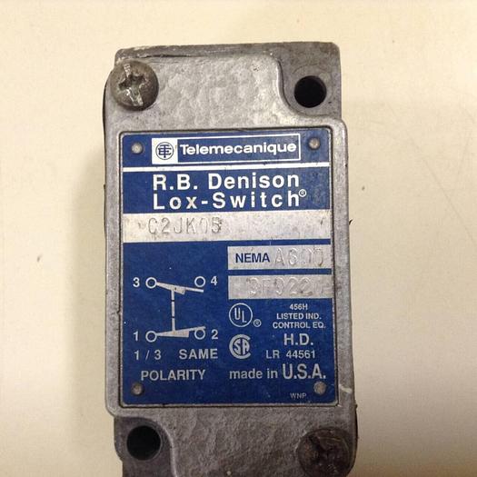 Used TELEMECANIQUE Lox-Switch C2JK05 #72940
