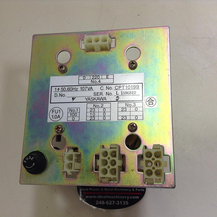 Used YASKAWA 0.107 kVA Transformer CPT10199 USED