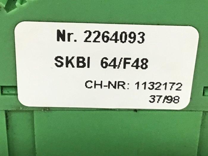 Used PHOENIX CONTACT Plug-In Card Holder SKBI64/F48 #117813