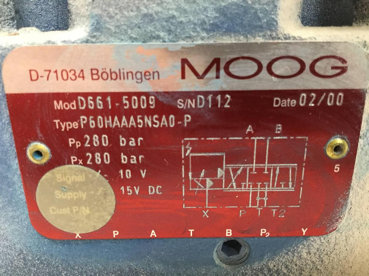 Used MOOG D661-5009 SERVO JET HYDRAULIC VALVE USED 