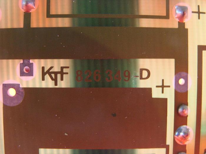 Used KTF Circuit Board 923.017 #8756