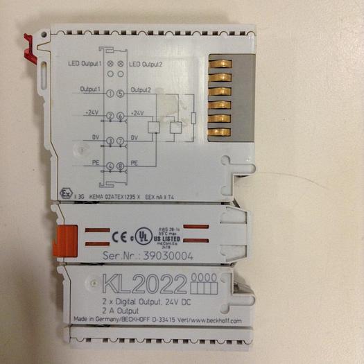 Used BECKHOFF Digital Output Module KL2022 #87158