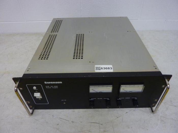 Used SORENSEN Power Supply DCR 20-80B2 #63685