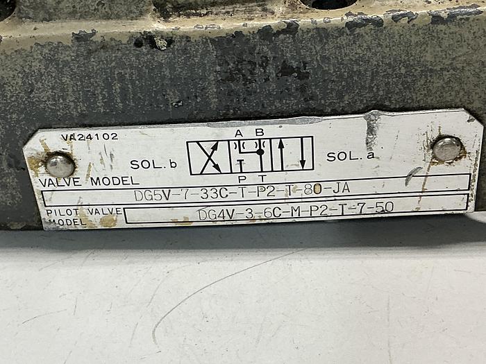 Used VICKERS DG5V-7-33C-T-P2-T-80-JA