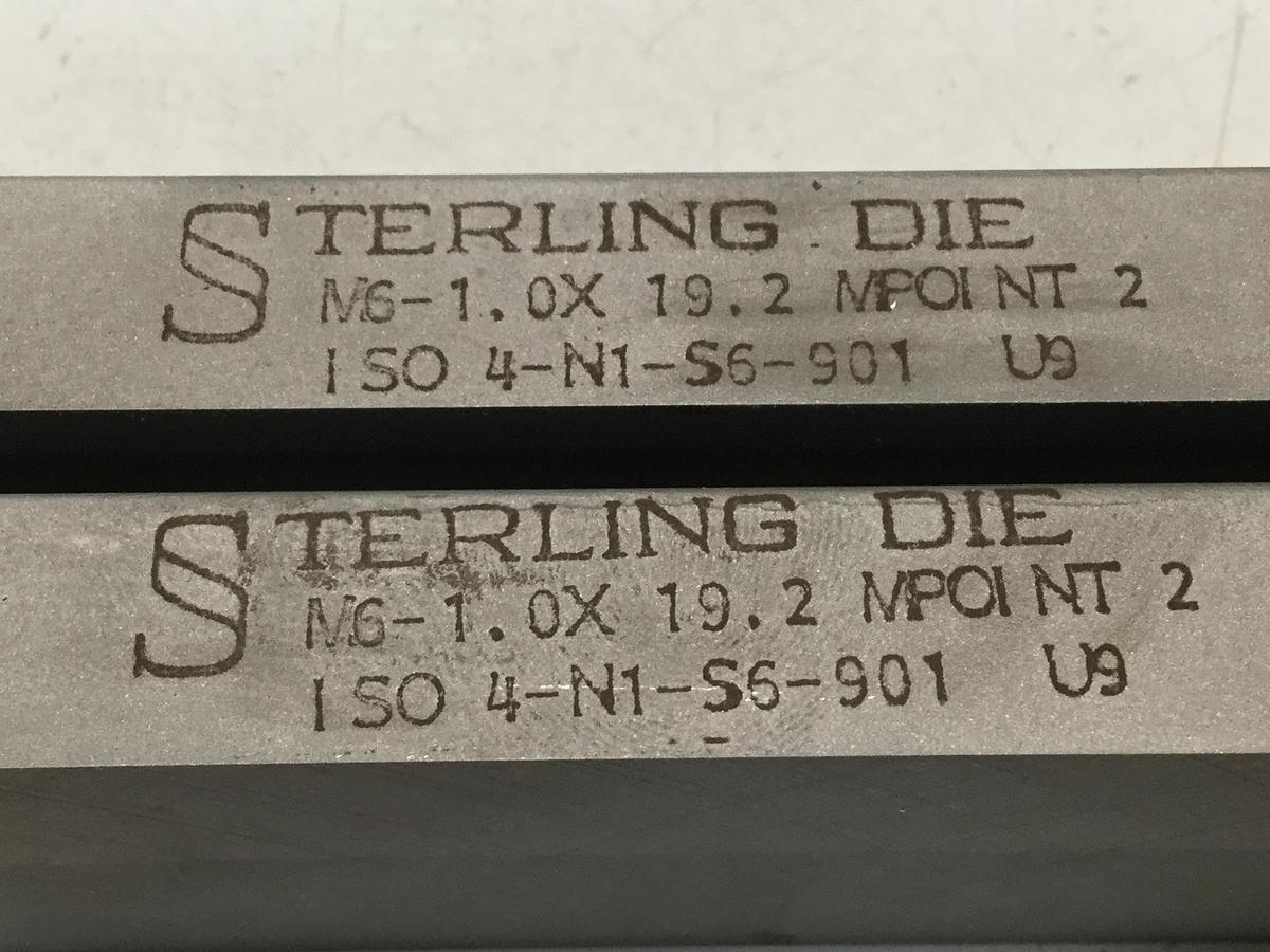 STERLING DIE Boltmaker Die 2 Piece Set 4-N1-S6-901 Used