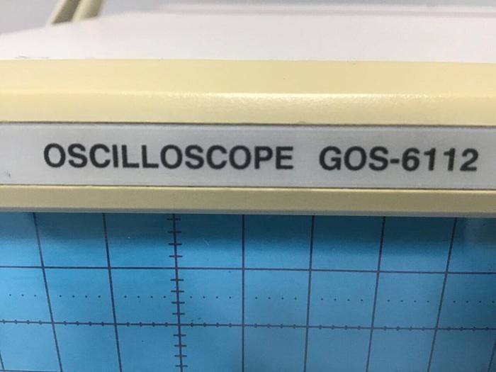 Used GW INSTEK Oscilloscope GOS-6112 #119527