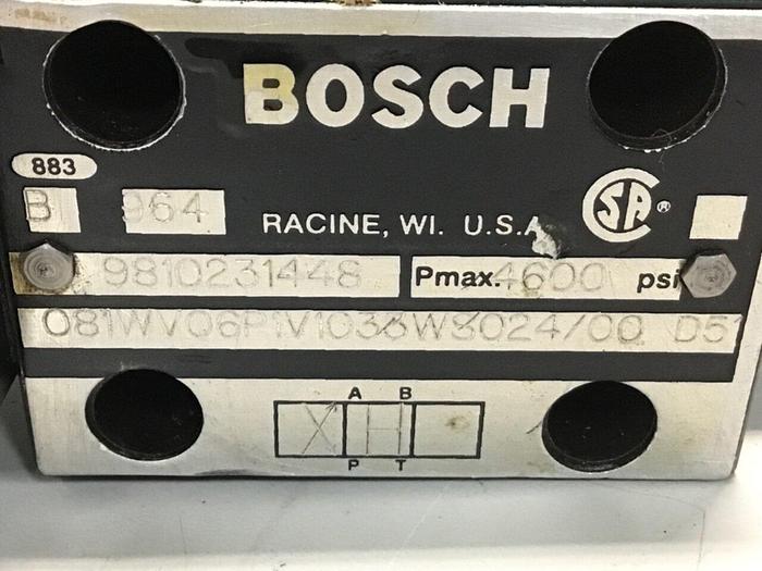 Used BOSCH Valve 081WV06P1V1033WS024/00D51 USED