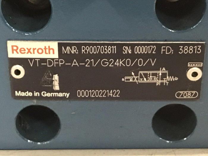 Used REXROTH Valve VTDFPA21G24K00V Used