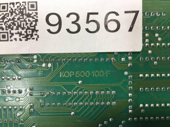Used BACHMANN ELECTRONIC Circuit Board KOP500-F #93567