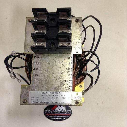Used FANUC 1 kVA Transformer A80L-0012-0052 #84716