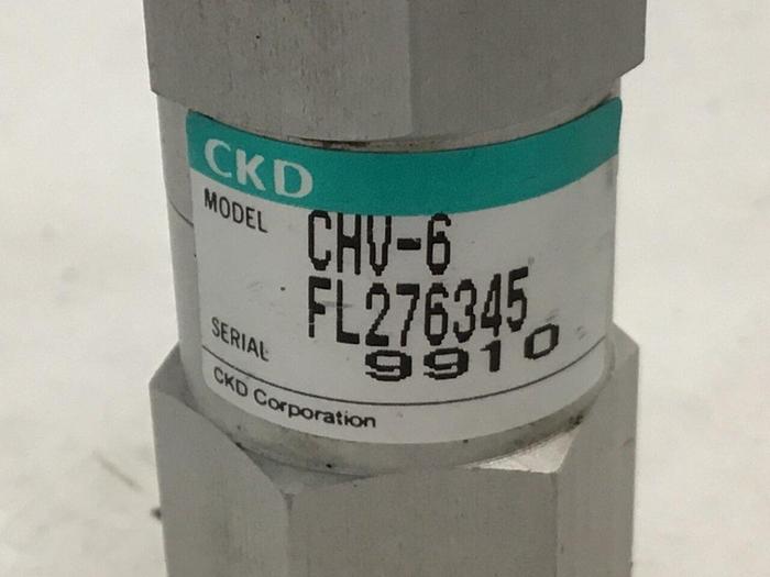 Used CKD CORP Check Valve CHV-6 #126603