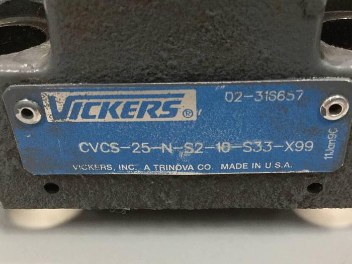 Used VICKERS Valve CVCS25NS210S33X99 #99045
