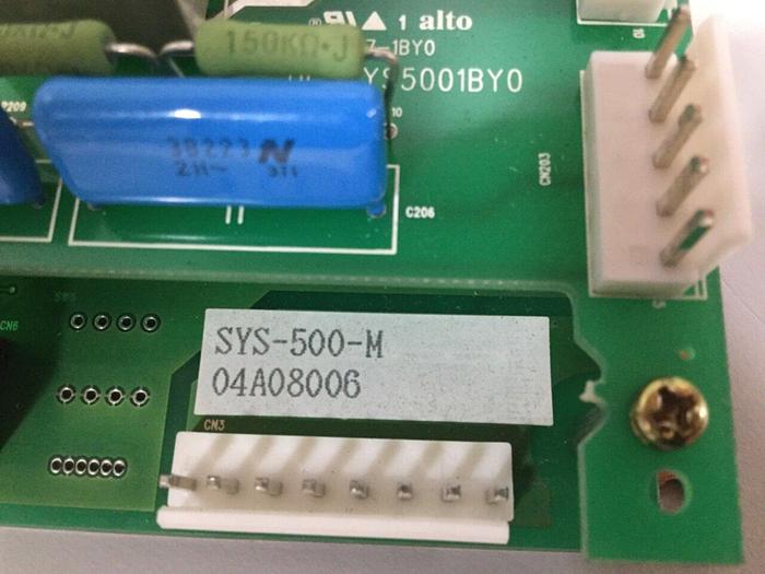 Used SYSCO Control Panel SYS-500 #105456