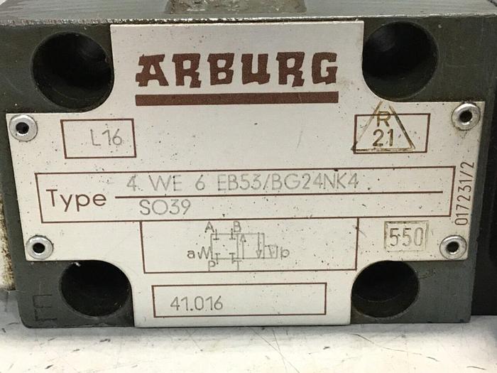 Used ARBURG Valve 4WE6EB53/BG24NK4 SO39 #136524