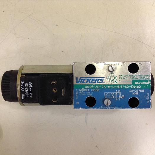 Used VICKERS Valve DG4V3S7AMUHLV60EN490 #77290
