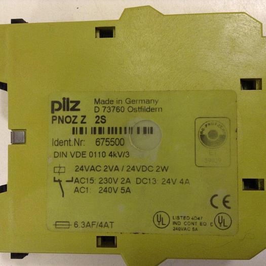 Used PILZ Safety Relay PNOZZ2S #82466