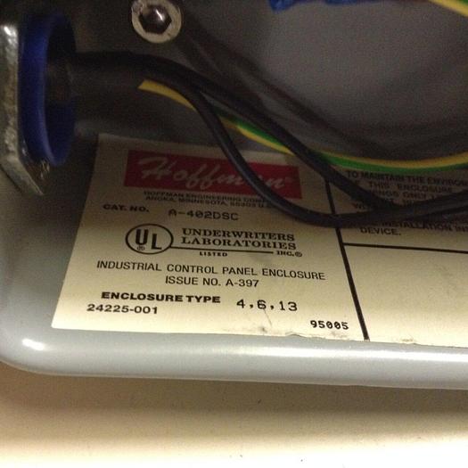 Used HOFFMAN Terminal Box A-402DSC #87430