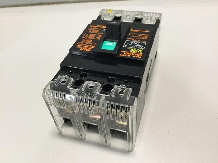 Used FUJI ELECTRIC 20 Amp Auto Circuit Breaker SA33B-20 #108877