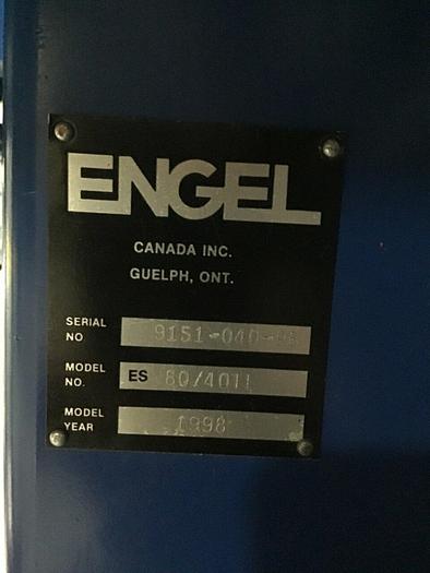 Used ENGEL 40 Ton Injection Mold Machine ES80/40TL-1.2 USED