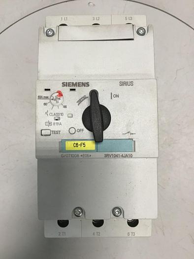 Used SIEMENS Contactor 3RV1041-4JA10 #138548