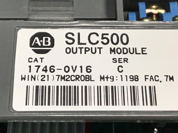 Used ALLEN BRADLEY Output Module 1746-OV16 SER C #118505