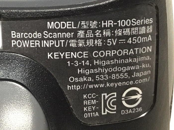 Used KEYENCE CORP Scanner HR-101 #133717