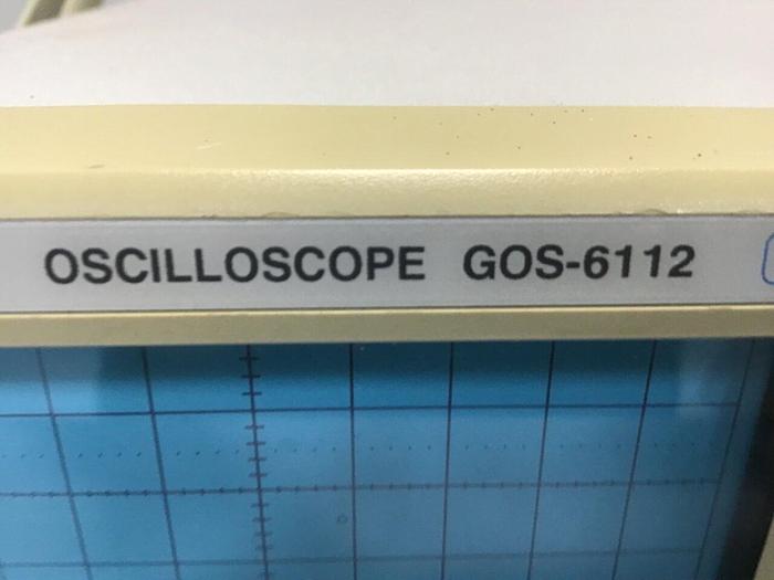 Used GW INSTEK Oscilloscope GOS-6112 #107610