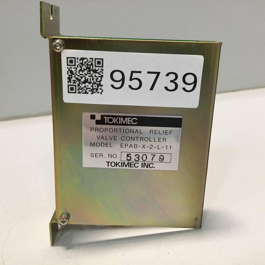 Used TOKIMEC Proportional Relief Valve Controller EPAB-X-2-L-11 Used