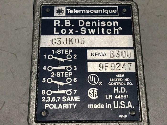 Used TELEMECANIQUE Limit Switch C3JK06 #113174