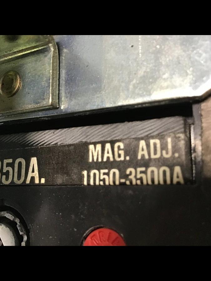 Used GENERAL ELECTRIC / GE 350 Amp Circuit Breaker TJJ436350 USED