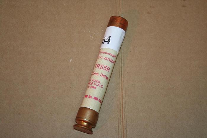 Used SHAWMUT 5 Amp Fuse TRS5R Used