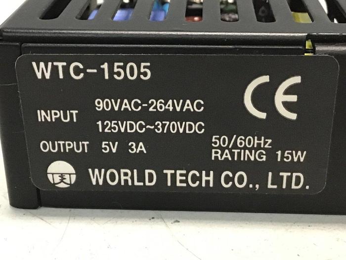 Used WORLD TECH Power Supply WTC-1505 #119826