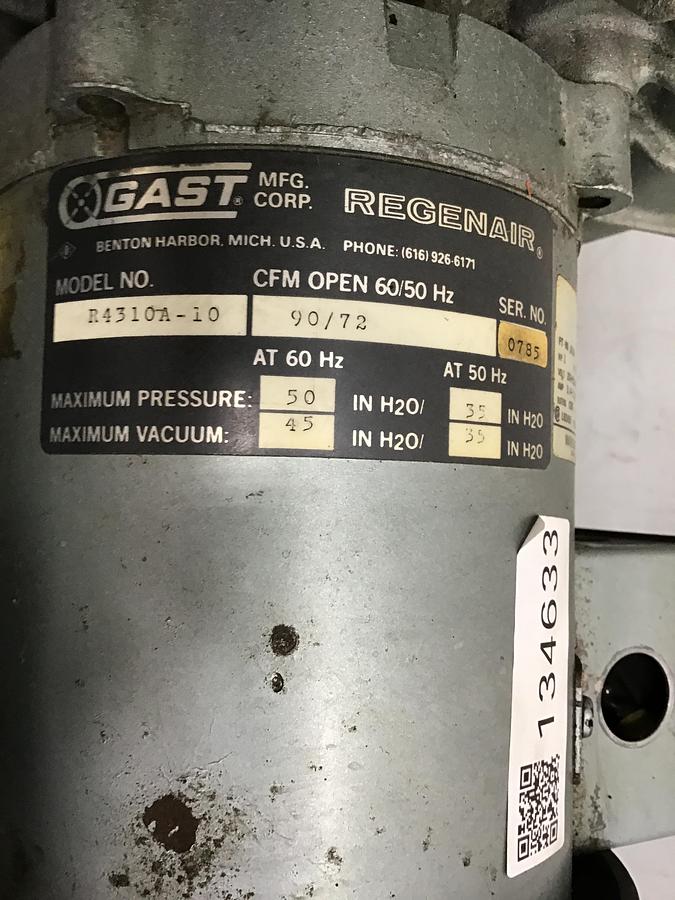 Used WHITLOCK R4310A-10 Blower Used #134633