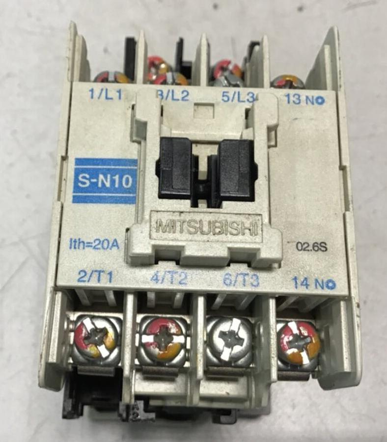 Used MITSUBISHI Contactor S-N10 20 AMP USED