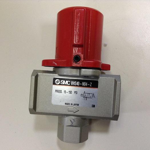 Used SMC Pneumatic Safety Valve Shutoff Lockout VHS40-N04-Z #85575