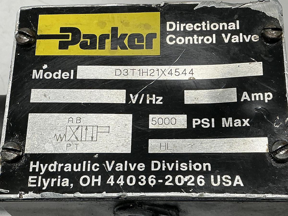 Used PARKER D3T1H21X4544
