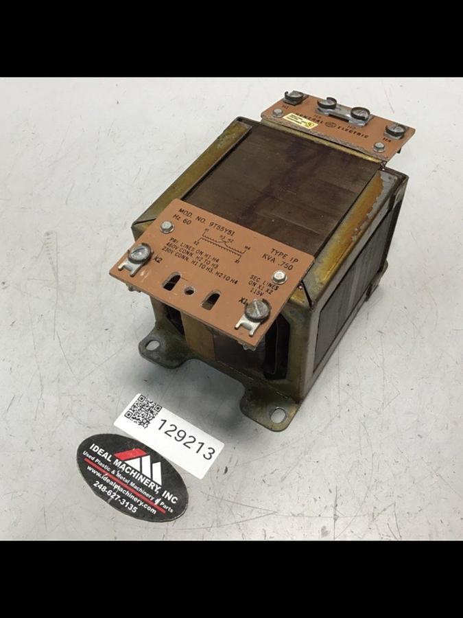 Used GENERAL ELECTRIC / GE .750 kVA Transformer 9T55Y51 USED