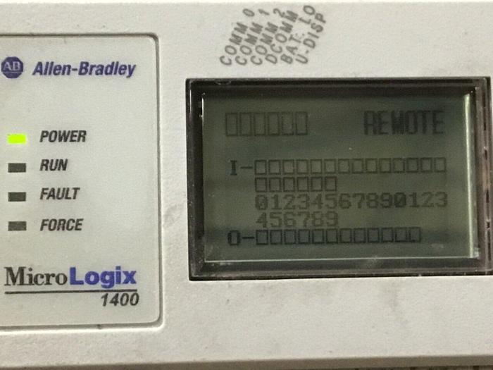 Used ALLEN BRADLEY Micro Logix 1400 1766-L32BXBA SER B Used #144892
